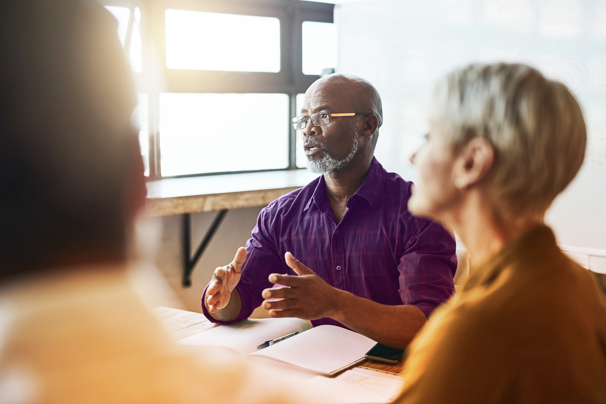 businessmen in meeting
